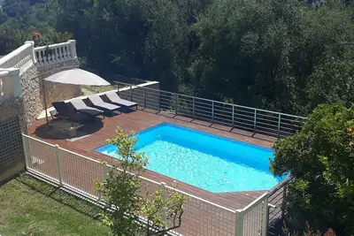 Image de Villa, appartement 125m2, piscine, jardin à 5 min de Menton