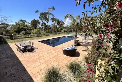 Image de Beachside retreat with pool and tennis court
