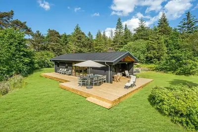 Image de Belle maison à Knebel avec vue sur la.
