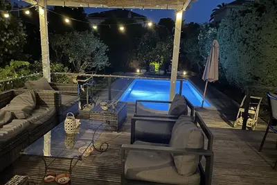 Image de Cannes 4 stars charming Villa private pool and garden 1, 7 kms from beach and sea