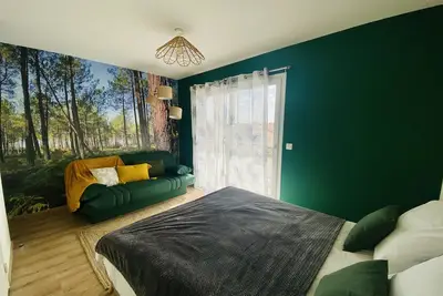 Maison de Vacances sur la Dune Esprit Surf 10 personnes Anda Bisca Beach House (162)