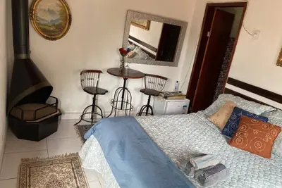 Image de Lovely place, suite with fireplace.