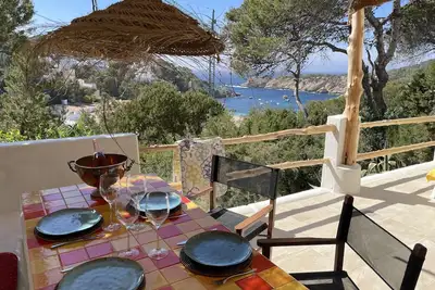 Appartement avec vue mer et coucher de soleil à couper le souffle