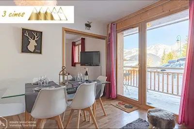 Image de Valfrejus 4/6 Pers Confortable et Chaleureux 37m²