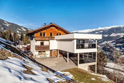 Image de Appartement de vacances 'App 24 personnes Innerspielleiten ' avec vue sur montagne