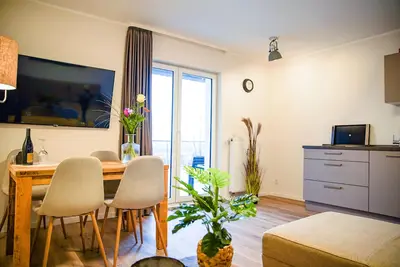 Image de Smart Resorts - Haus Opal - Ferienwohnung 402 mit 1 Schlafzimmer und Balkon, max
