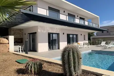 Image de Villa Santa Lucia - Piscine et vue mer