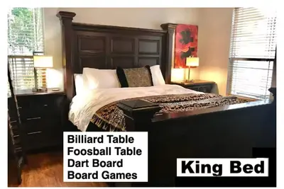Image de Spacious & Clean! \" King Bed, Two Queens, Double, Twins, Pet Friendly