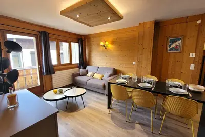 Image de Appartement lumineux 6 pers, balcon, au cœur des Gets, proche pistes et commerces