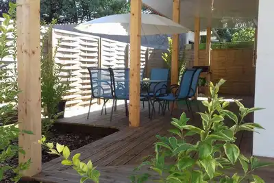 Image de joli appart Duplex T3 clim av belle terrasse  (4 à 6 p) près port ostréicole