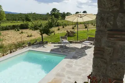 Image de Maison de vacances privée avec piscine privée, Wifi, climatisation, Tv, terrasse, vue panoramique