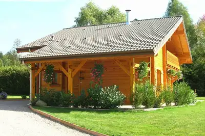 Image de chalet bois massif