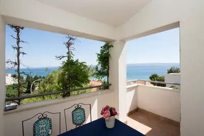 Image de Appartement Studio dans Duće avec vue mer, Balcon, Climatisation, Wifi (132-1)