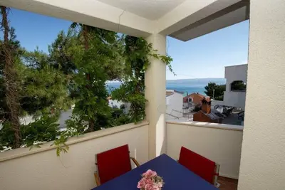 Image de Appartement Studio dans Duće avec vue mer, Balcon, Climatisation, Wifi (132-5)