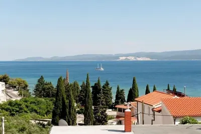 Image de Appartement Studio dans Duće avec vue mer, Balcon, Climatisation, Wifi (132-8)