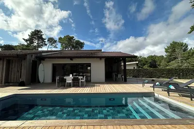 Image de Le refuge du Bassin et de l'Océan - Cap Ferret Petit Piquey - villa avec piscine