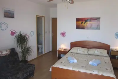 Image de Chambre dans Hvar avec vue mer, terrasse, Climatisation, Wifi (3666-3)