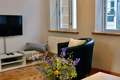 Image de At the museum harbor - shower, Wlan, parking space, washing machine, Tv