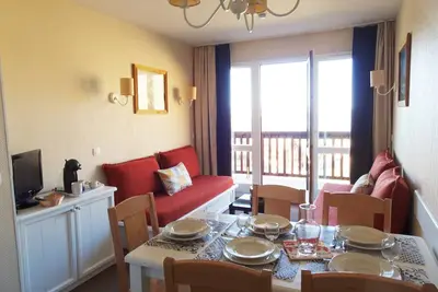 Image de Appt F2 4/5 Pers Vue Et Sortie Directe Sur Pistes. Wifi. Centre Station