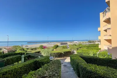 T3 à Sète: Face Mer, Wifi, Parking
