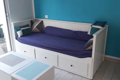 Image de Studio avec jardin pour 2 proche de la plage des Rochelets