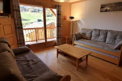 Image de Charmant appartement au pied des pistes - 41m² - 6 pers - Ambiance Montagne - Garage fermé inclus