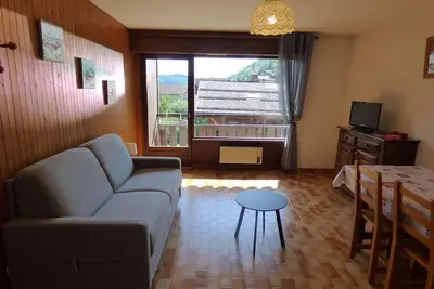 Image de Studio convivial avec cabine, balcon, proche des commodités - Le Grand-Bornand