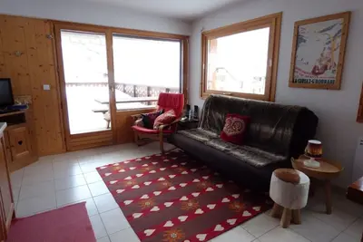 Image de Appartement montagnard 6-7 pers, proche télécabines, Rdc, parking fermé