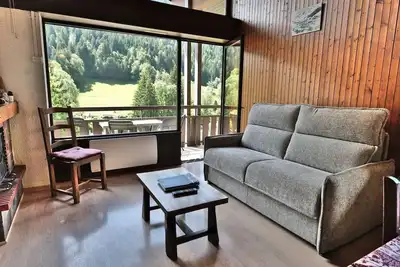 Image de Appartement 3 pièces + mezzanine, 71m², 7 pers, proche centre, balcon, garage - Grand-Bornand