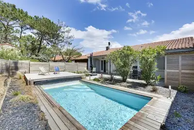 Image de Capbreton Maison avec piscine, plage Ă pieds