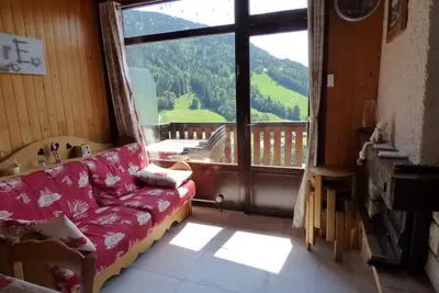 Image de 2 pièces confortable avec balcon, 6 personnes - Le Grand-Bornand