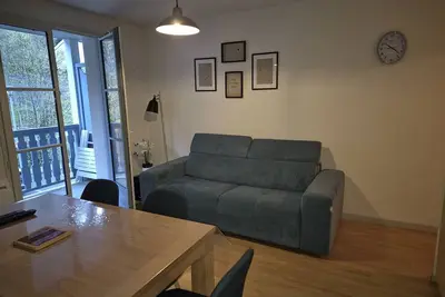 Image de Charmant T3 à Cauterets, balcon, casier à ski, parking privé, Wifi, proche centre, 6 pers.
