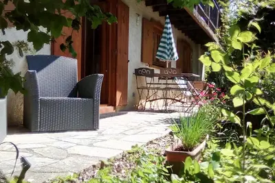 Image de Appartement -4/5p avec grande Terrasse-Jardin - centre village Grand Bornand