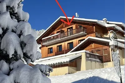 Image de duplex 50m2 pied des pistes 6 pers \n les saisies hauteluce \/ contamines montjoie