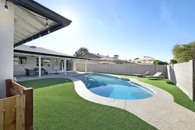 Modern Tempe Getaway with Pool & Game Room