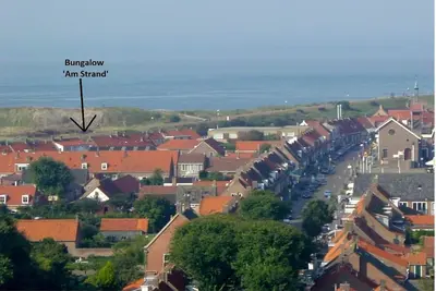 Image de Bungalow derrière la dune / plage, vous ne entendrez le son de la mer!