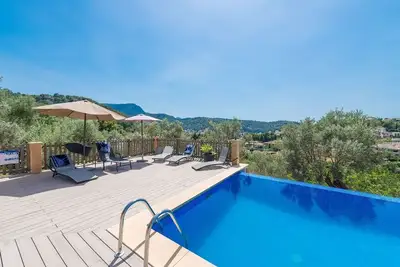 Image de Maison de vacances \"Can Tamany\" avec vue montagne, piscine partagée, jardin partagé et Wi-Fi