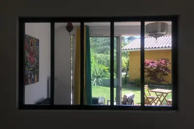 Image de Studio avec jardin à 2km de l'Océan. Capbreton, Hossegor, plages et surf!