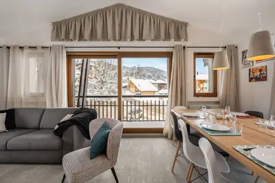 Image de Les Gets - Appartement rénové proche pistes avec balcon et parking