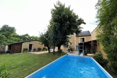 Image de A Sarlat Villa Privee 5ch-5sb, Piscine hors-sol, Linge + Ménage inclus, Wifi
