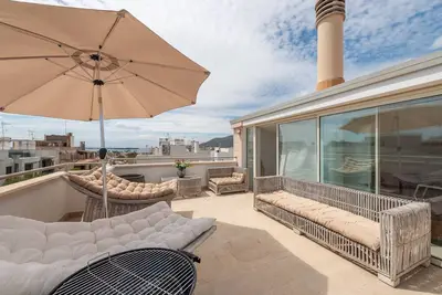 Penthouse Avec Terrasse En Solarium