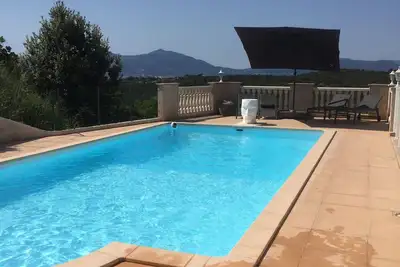 Image de Porticcio T2 68 M², air-conditioned, rez de jardin, piscine, 120 m2 terrace, 4*.