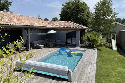 Image de Villa Charmante Avec Piscine et Jardin Bassin Arcachon