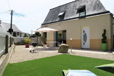 Image de Maison rénovée avec Wifi, jardin, à 450m du centre de Perros-Guirec