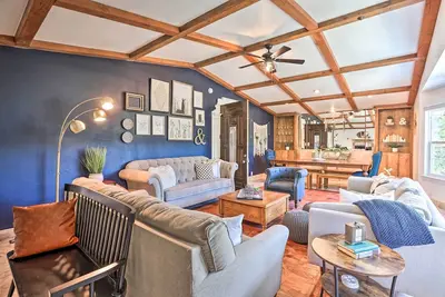 Image de Boho-Chic Home w\/ Game Room Near Lake Gregory!