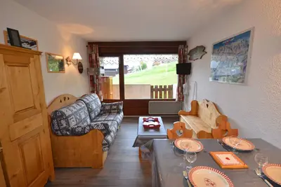 Image de Studio cosy aux Gets - À deux pas des pistes et du centre, 2/4 couchages, balcon, parking inclus