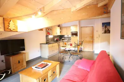 Image de Appartement récent, 3e étage, exposé Sud-Est, à 10mn des pistes, balcon, parking et casier à skis