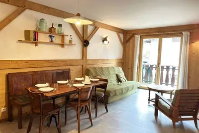 Image de Les Gets: Appartement central 2 ch, balcon, au pied des pistes