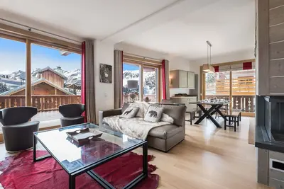 Image de Appartement élégant avec accès direct aux pistes et espace bien-être