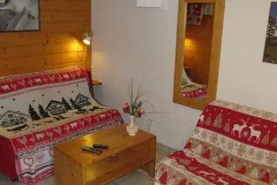 Image de Les Gets - T2 avec balcon proche centre et télécabine, animaux acceptés, parking, 5 pers